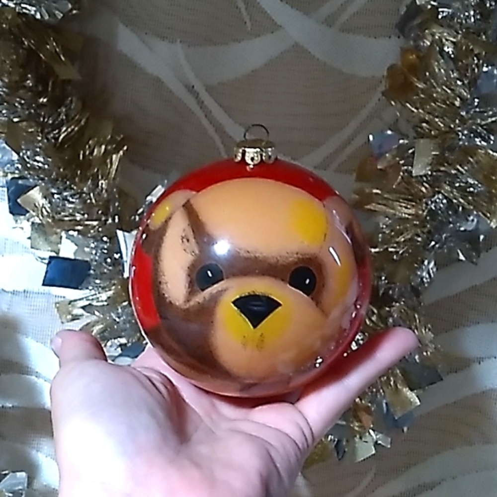 Numbered Limited Edition Handblown Bear Ne' Qua Art Ornament By Susan Zulauf